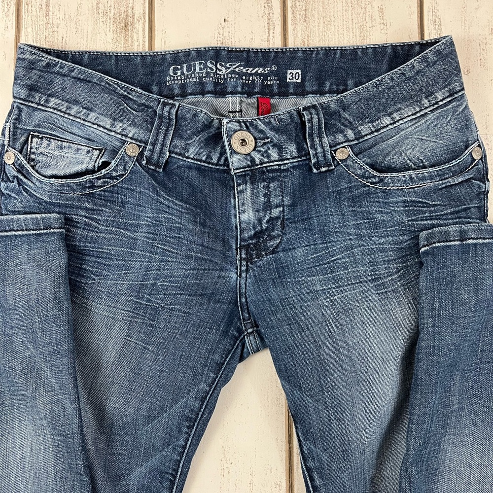 Guess Women’s Daredevil Skinny Leg Jeans Size 30 - Picture 6 of 12